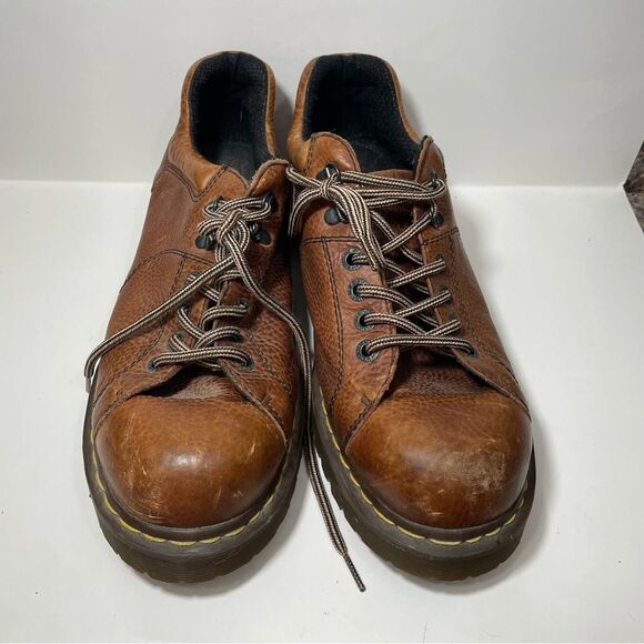 Dr. Martens Brown Leather Platform Oxford Shoes main image 8
